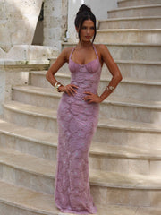 Moliex Maxi Dress Dusty Rose