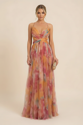 Angela Romantic Sleeveless Maxi Dress