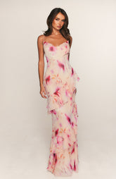 Champagne Garden Maxi Dress