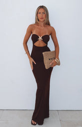 Chocolate Muse Maxi Dress