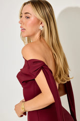 Drape Mini Dress