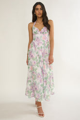 Florent Lace Maxi Dress Purple