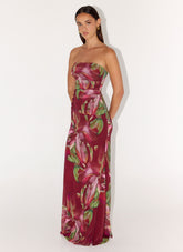 Iroha Strapless Maxi Dress Cuba