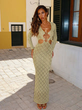 Isotta Gold Maxi Dress