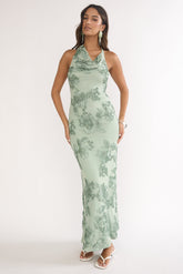 Kirralée Embellished Maxi Dress Aqua