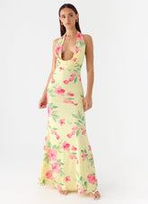 Like You Better Maxi Dress Lemon Soleil