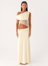 Love Motion Maxi Dress Lemon