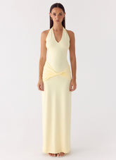 Maribelle Maxi Dress Lemon