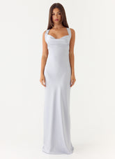 Zandie Maxi Dress Light Blue