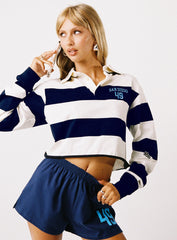 USD Rugby Polo Navy / White