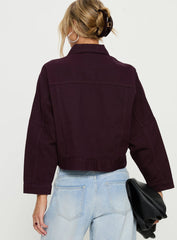 Hughes Denim Jacket Currant